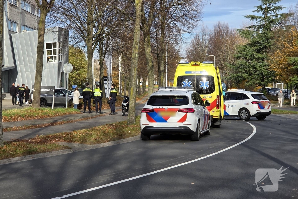 Scooterrijder gecontroleerd na ongeval