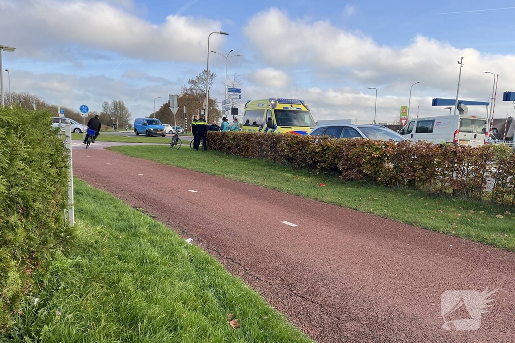 Fietsers komen in botsing