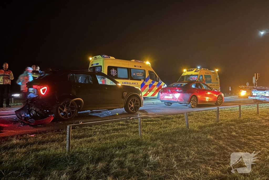 Drie auto's betrokken bij botsing