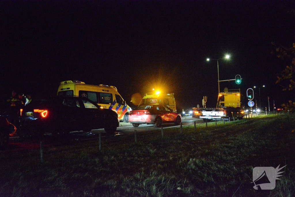 Drie auto's betrokken bij botsing