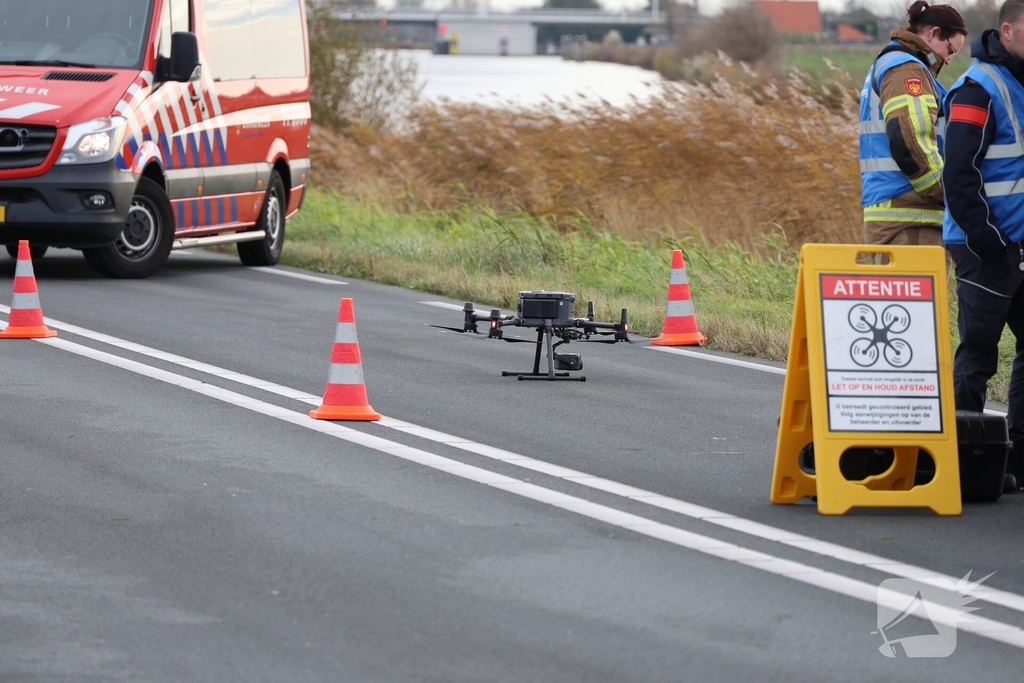 Grote zoekactie na melding te water