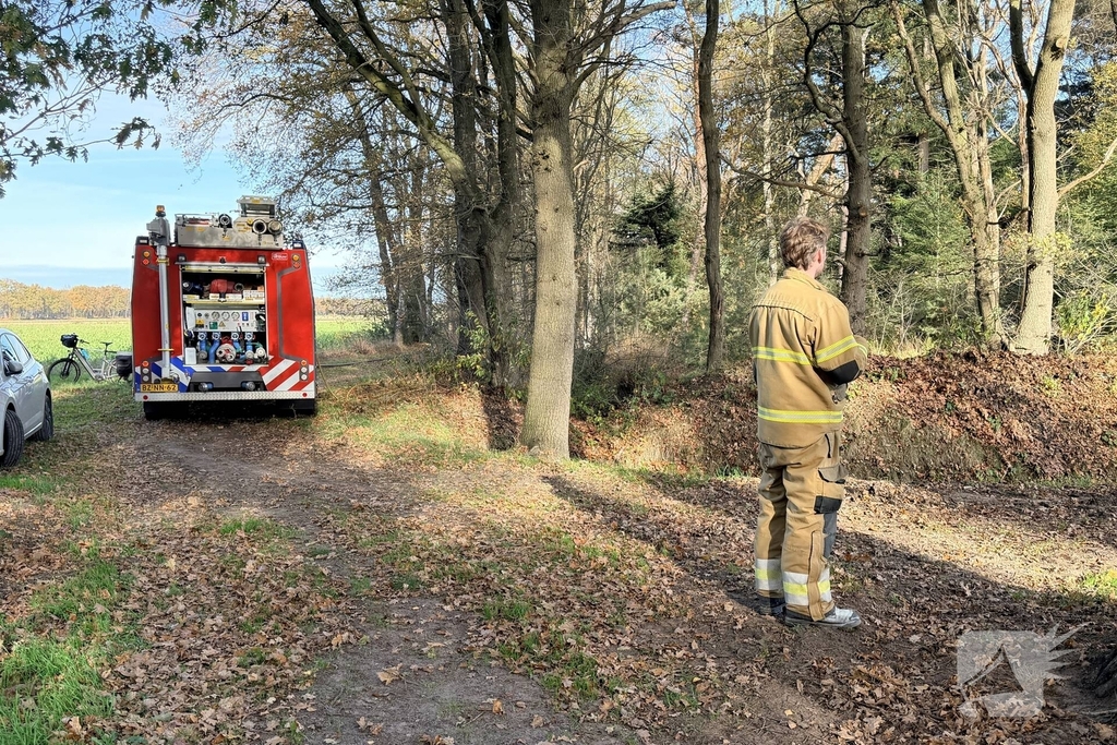 Brand verwoest bosgebied