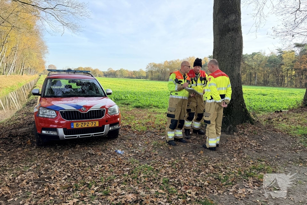 Brand verwoest bosgebied