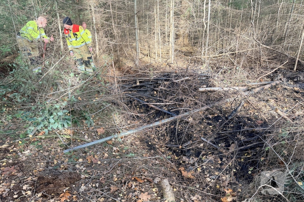 Brand verwoest bosgebied