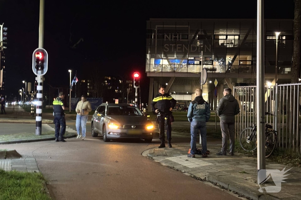 Fietser gewond bij aanrijding met auto