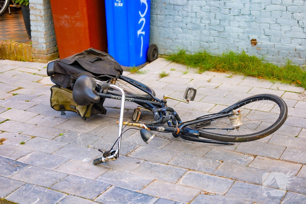 Automobilist rampt tuinhek en schept fietser