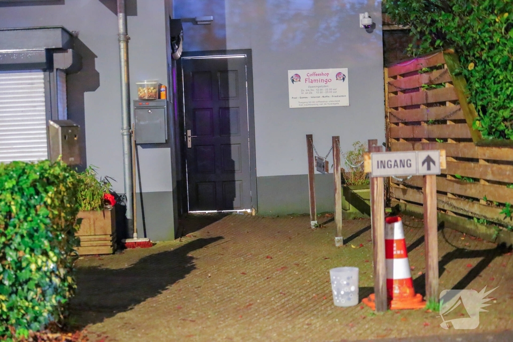 Explosie bij coffeeshop ondanks cameratoezicht