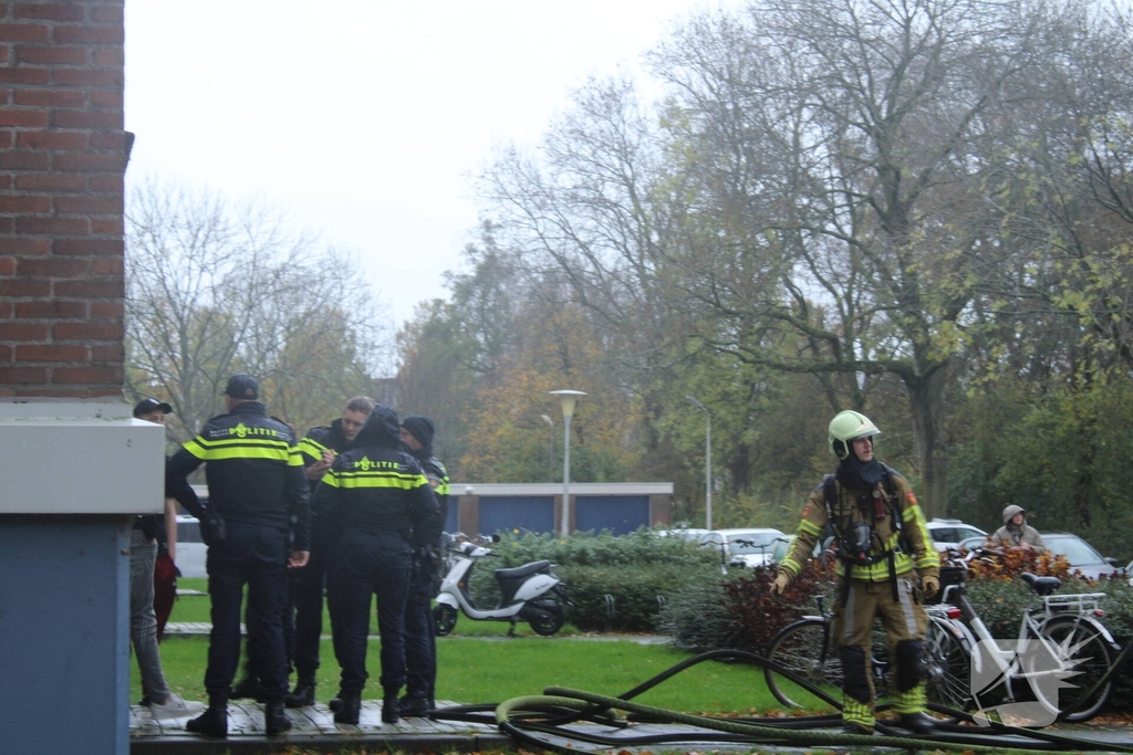 Twee arrestaties na woningbrand