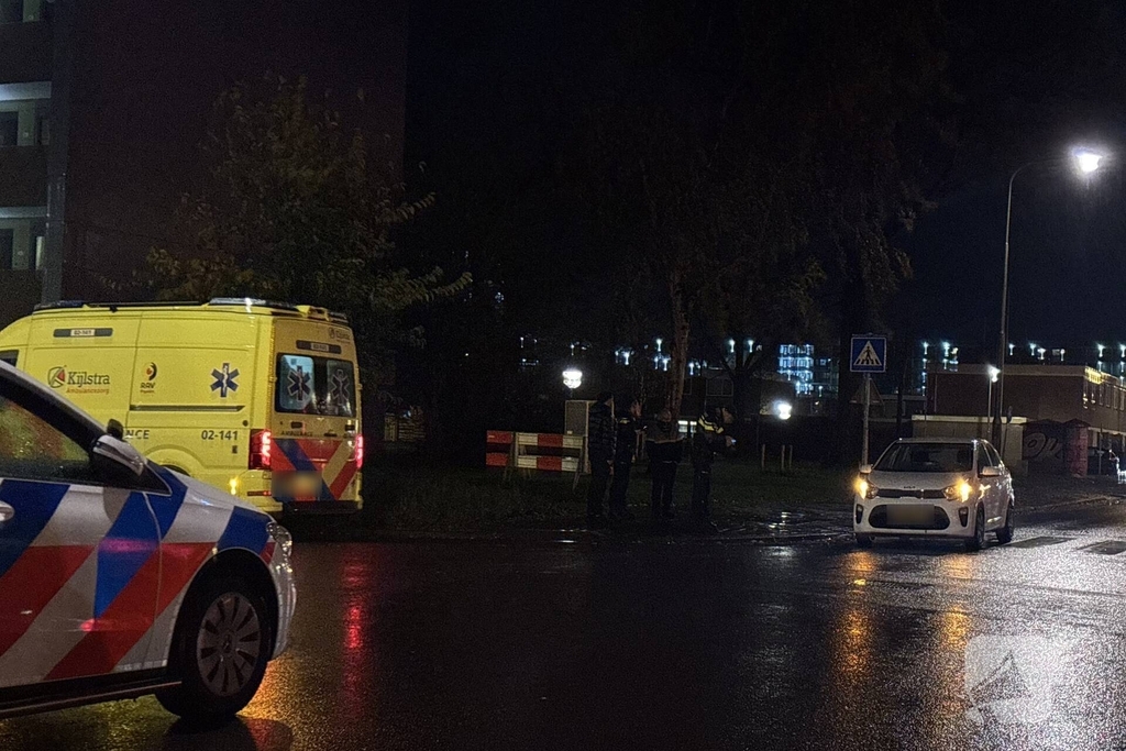 Voetgangster gewond bij aanrijding