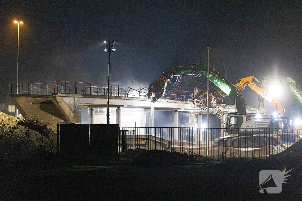 Verbreding A2 leidt tot protest; viaduct Slagmolen gesloopt