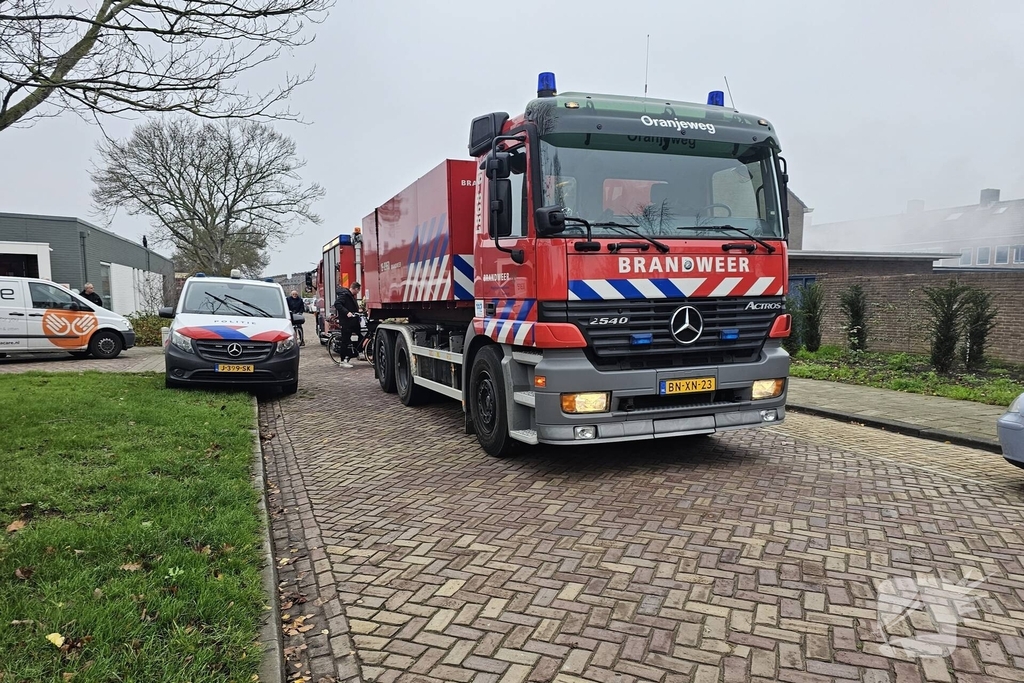 Woningen geventileerd na schuurbrand