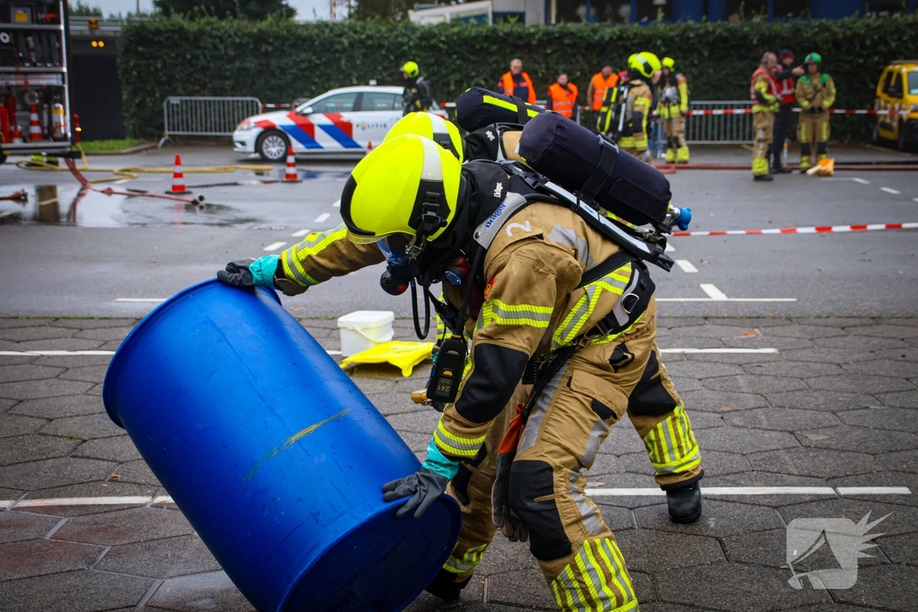 Grootschalige scenario bij finales van brandweerwedstrijden