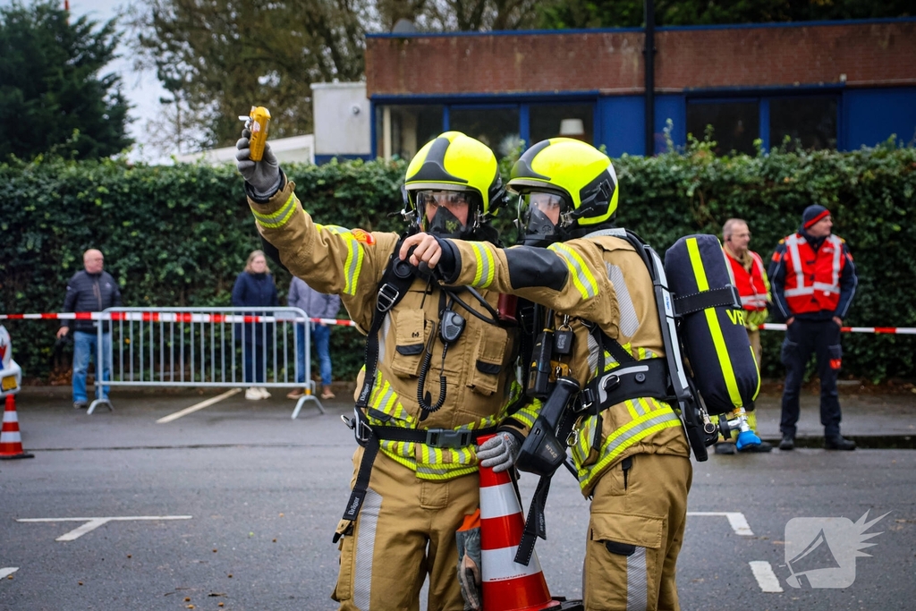 Grootschalige scenario bij finales van brandweerwedstrijden