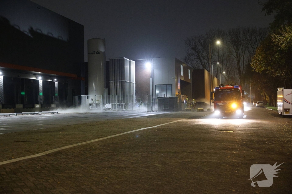 Lek in tank leidt tot brandweeractie