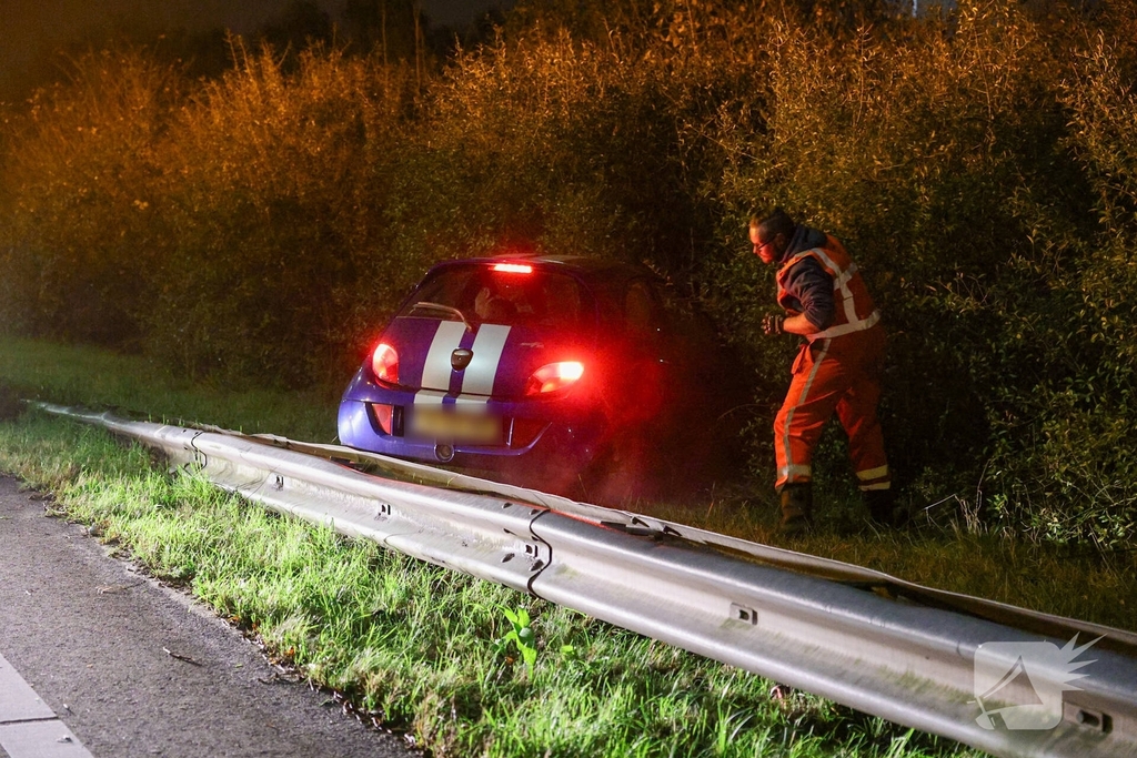 Man onder invloed betrokken bij eenzijdig ongeval