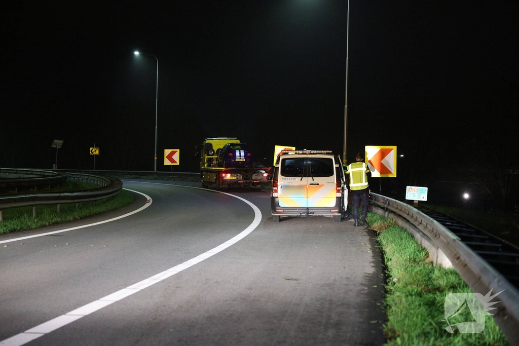 Man onder invloed betrokken bij eenzijdig ongeval