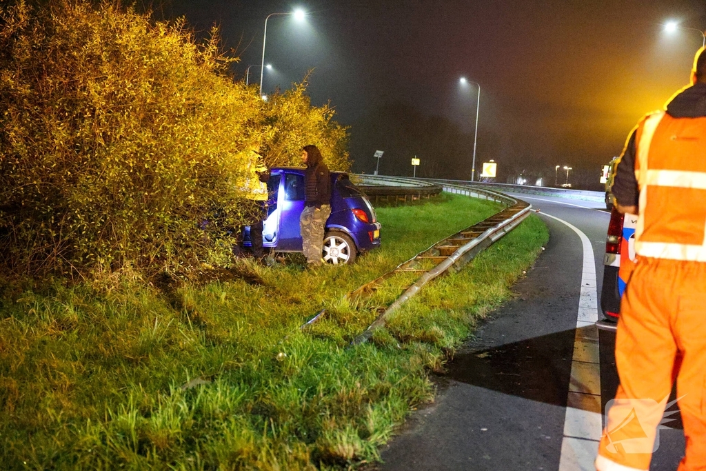 Man onder invloed betrokken bij eenzijdig ongeval