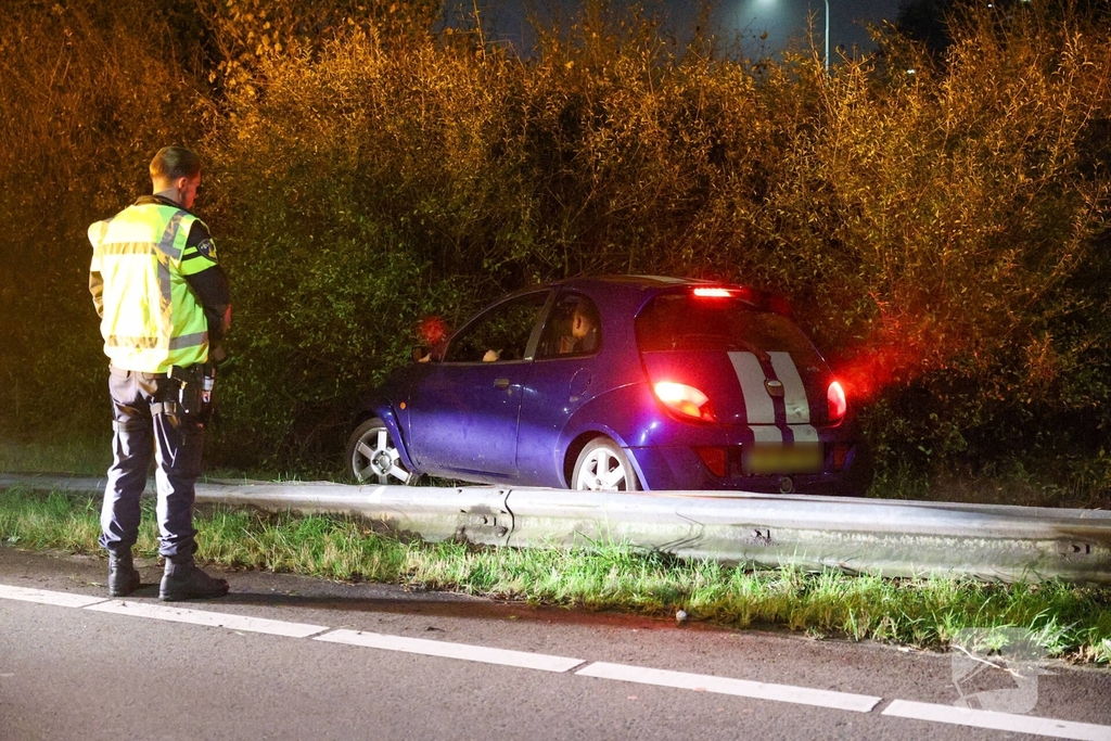 Man onder invloed betrokken bij eenzijdig ongeval