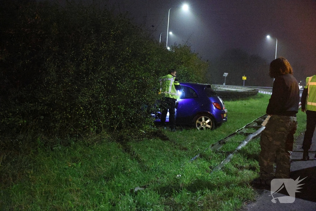 Man onder invloed betrokken bij eenzijdig ongeval