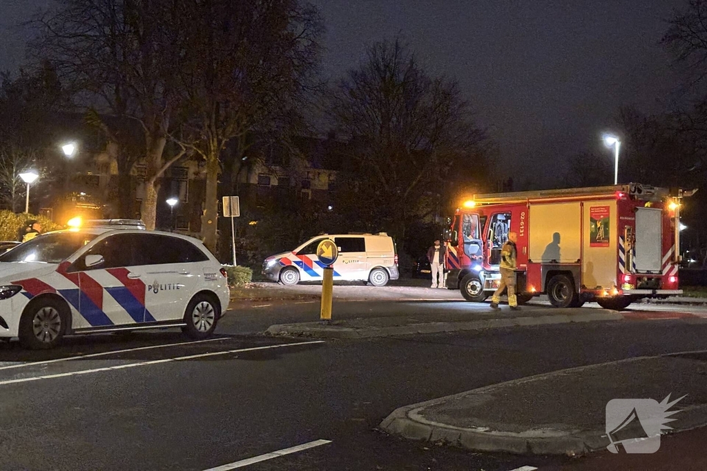 Melding autobrand blijkt heg in brand