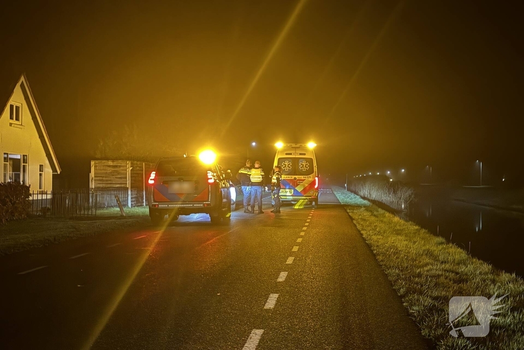 Gewonde aangetroffen langs weg