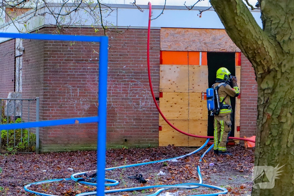 Brand in school leidt tot grote hulpverleningsactie