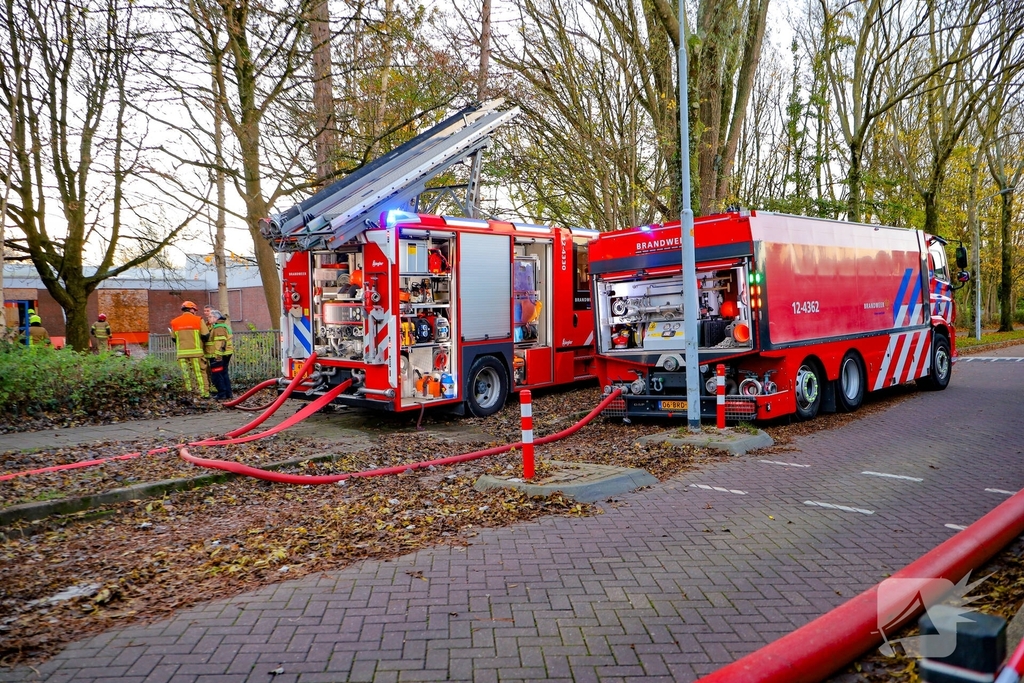 Brand in school leidt tot grote hulpverleningsactie