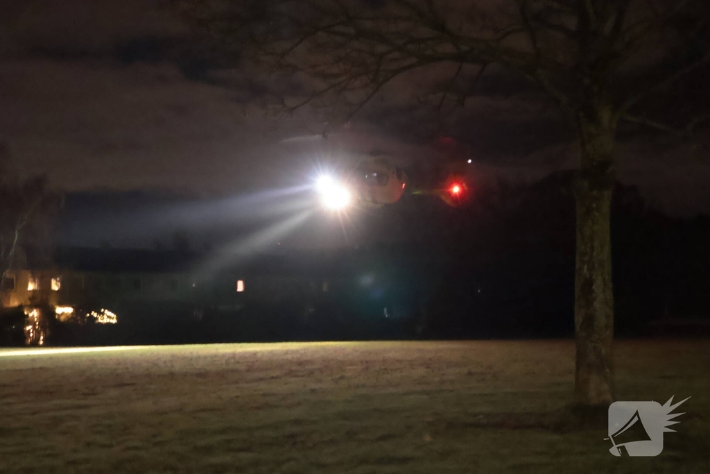 Medische noodsituatie vereist inzet traumahelikopter