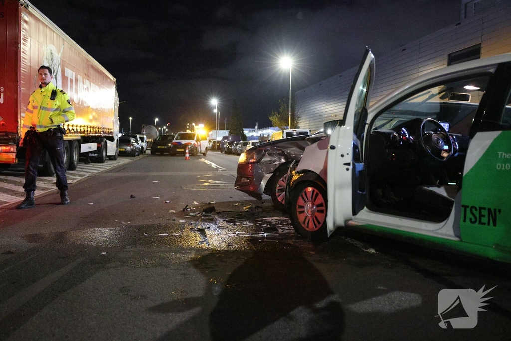 auto aangereden bij ongeval