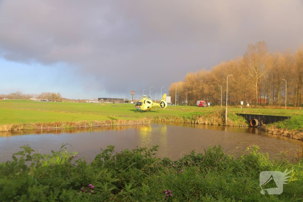 Bestuurder bekneld na ongeval