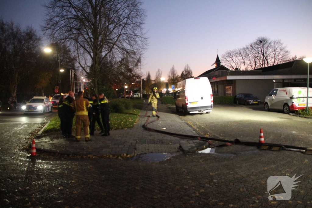 Flinke rookontwikkeling bij brand in bijgebouw