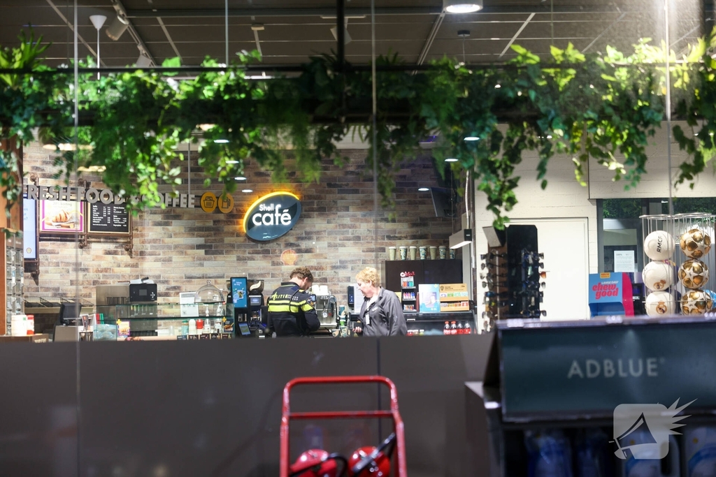 Mislukte diefstal in tankstation