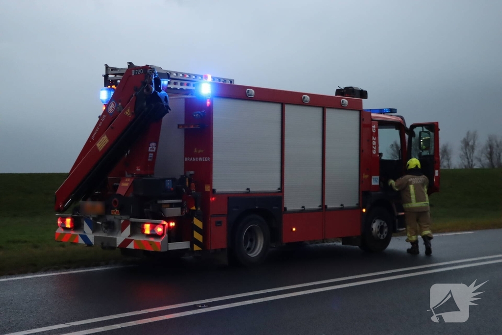 Hulpdiensten massaal naar ongeval