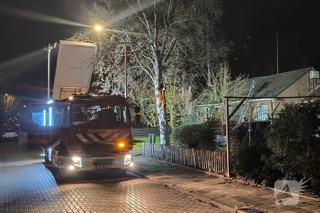 Snelle hulp bij brand in schoorsteen