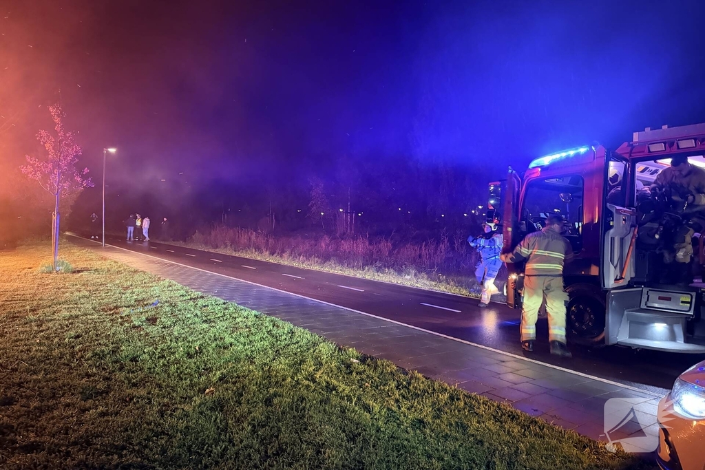 Uitslaande brand verwoest bijgebouw zonder gewonden