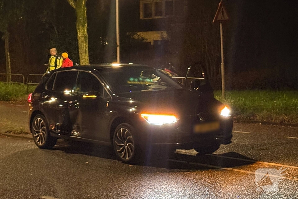 Botsing tussen twee auto's zonder gewonden