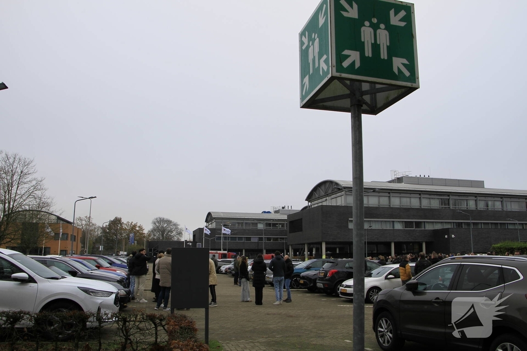 Brandalarm af bij laswerkzaamheden