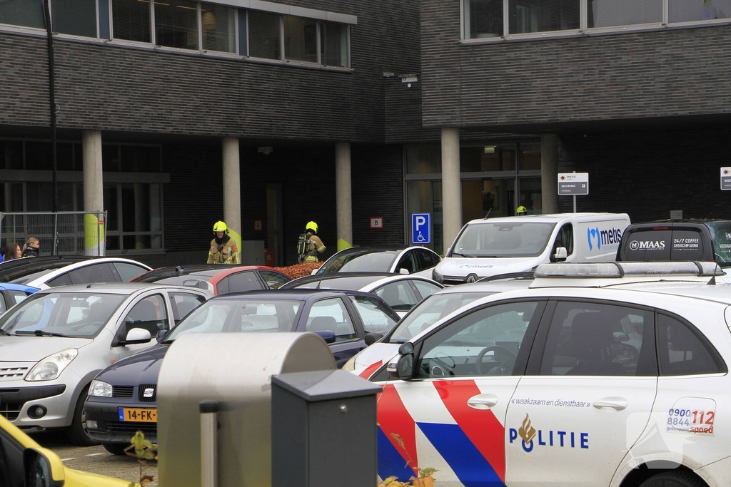 Brandalarm af bij laswerkzaamheden
