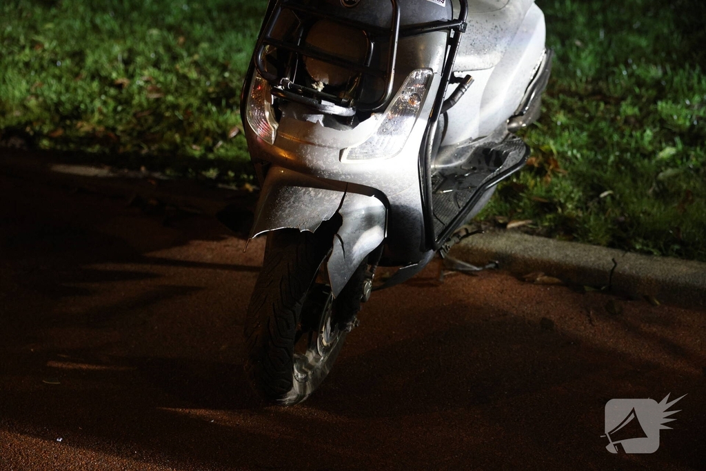 Ongeval tussen bromfietser en fatbike met gewonde