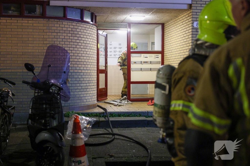 Woningbrand veroorzaakt ontruiming van bewoners