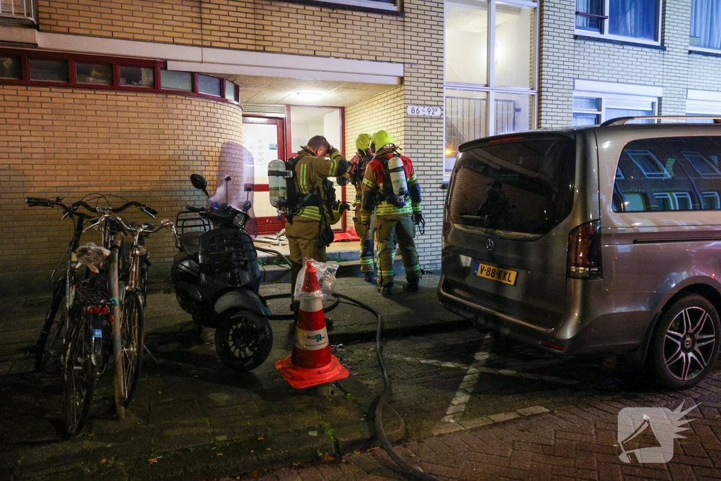 Woningbrand veroorzaakt ontruiming van bewoners