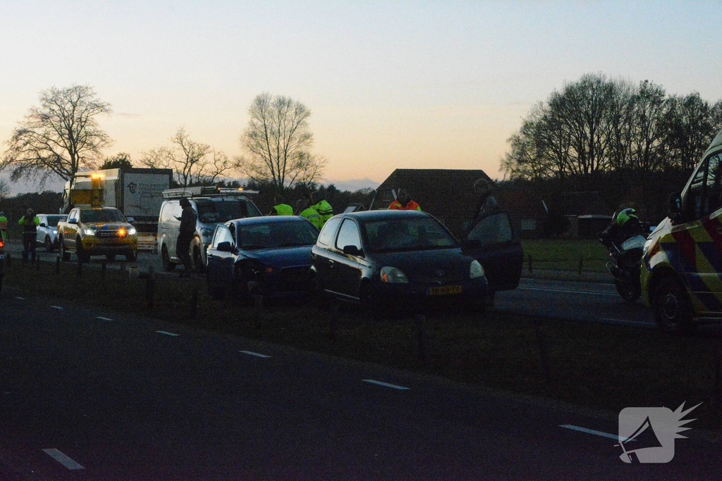 Drie voertuigen betrokken bij ongeval