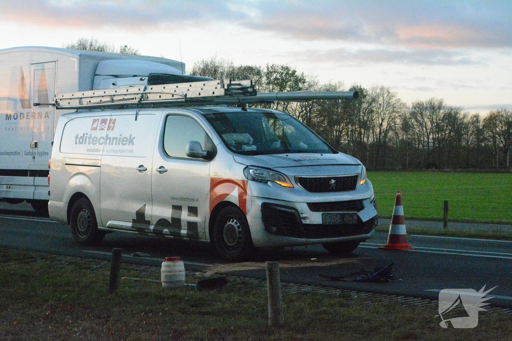 Drie voertuigen betrokken bij ongeval