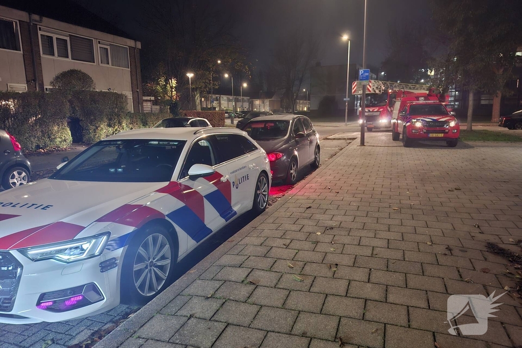 Brand door gasfornuis in woning