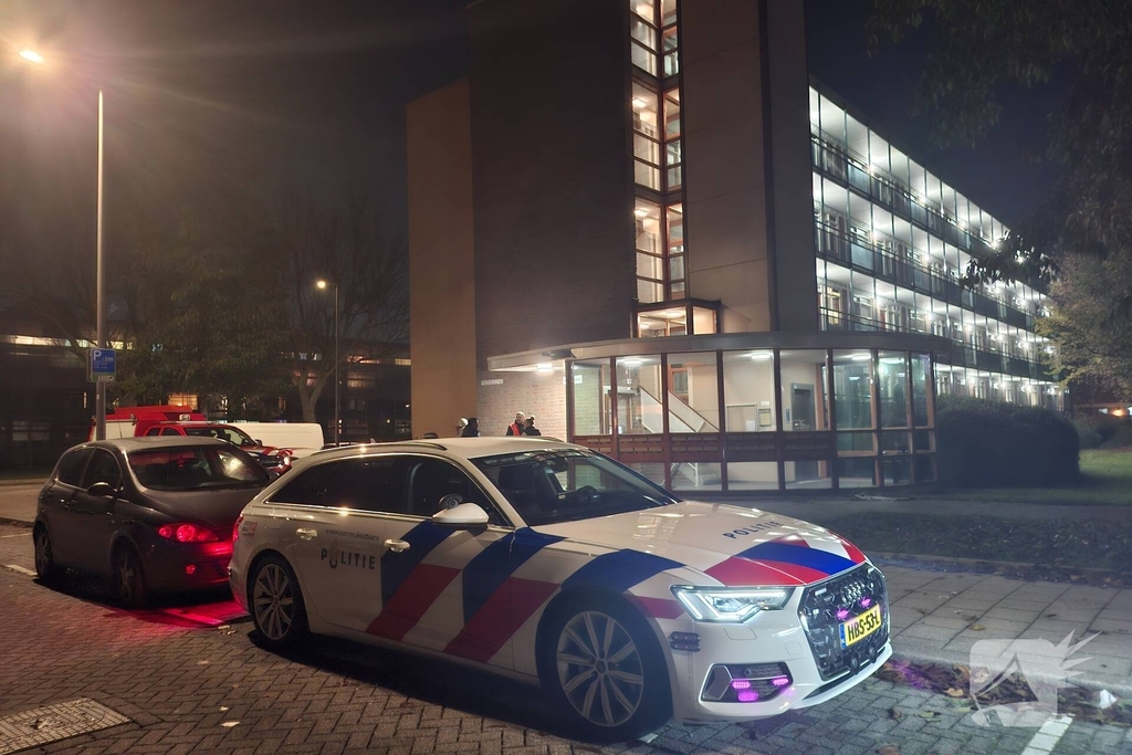 Brand door gasfornuis in woning