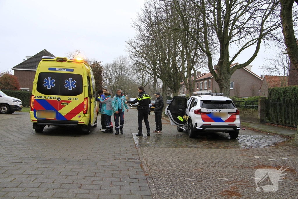 Maaltijdbezorger raakt lichtgewond bij ongeval