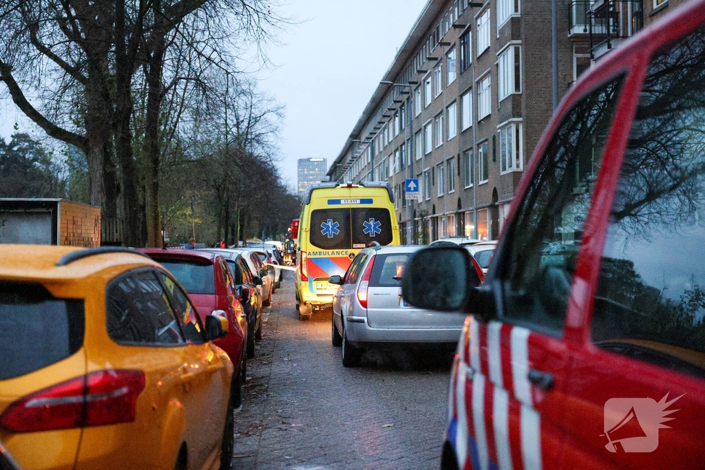 Woningbrand in Rotterdam snel opgeschaald