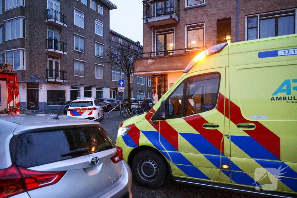 Woningbrand in Rotterdam snel opgeschaald