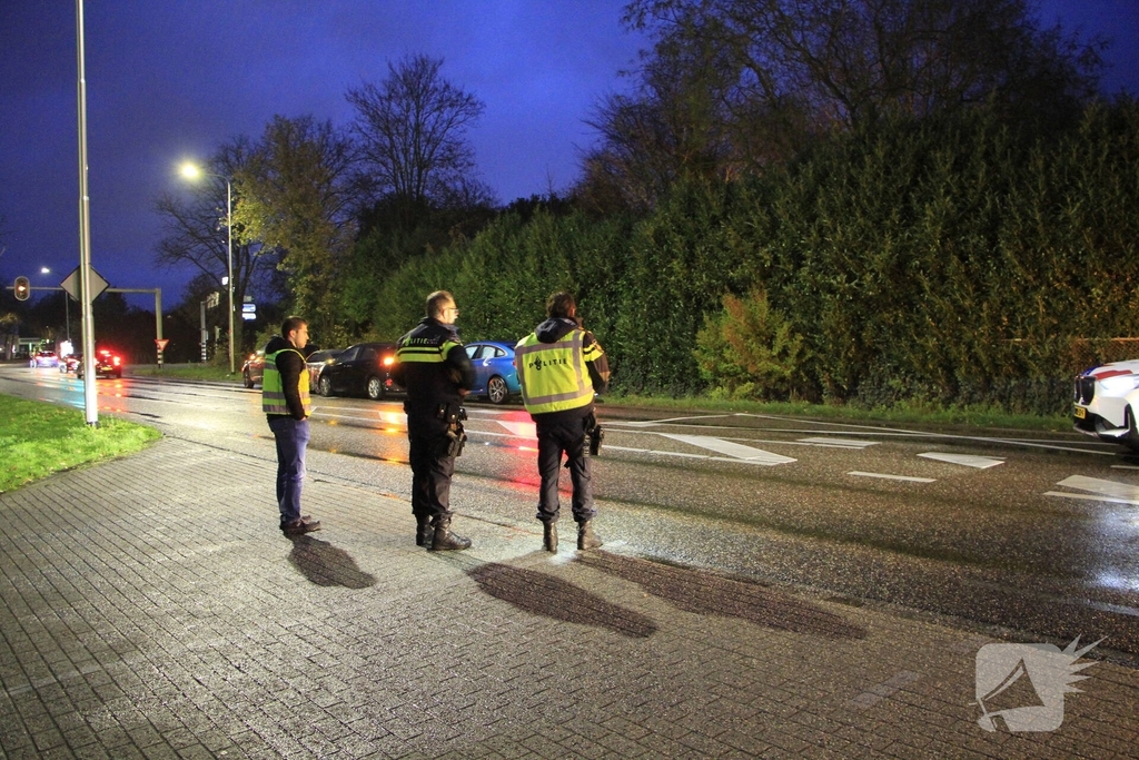 Kettingbotsing met vier voertuigen zonder gewonden
