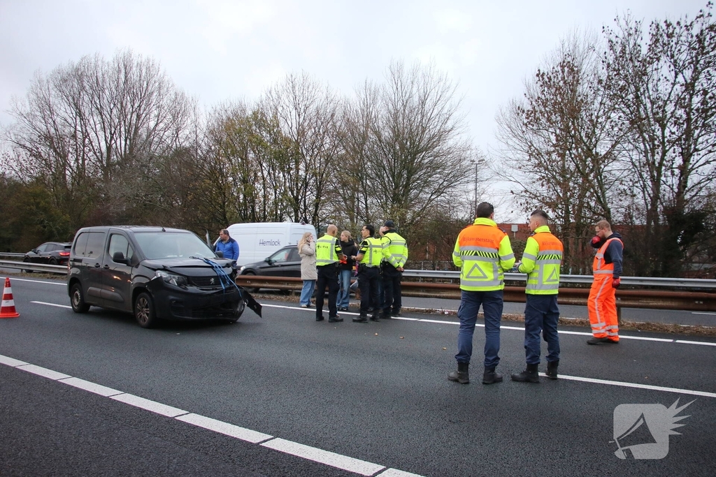 File na botsing op snelweg
